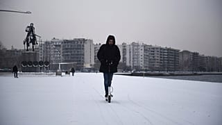 Greece file photo snow