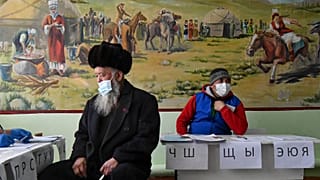 Голосование в селе Горная Маевка