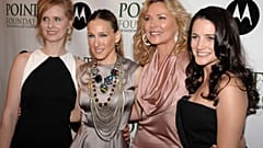 Balról jobbra: Cynthia Nixon, Sarah Jessica Parker, Kim Cattrall és Kristin Davis még 2008-ban.