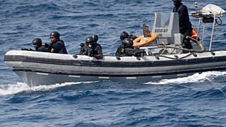 Отряд специального назначения нигерийских ВМС патрулирует Гвинейский залив, март 2019 года