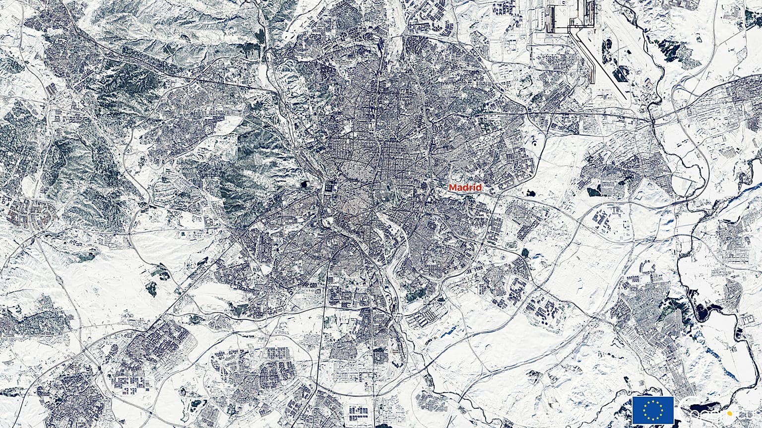 Madrid, comme jamais vue depuis l'espace 