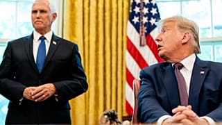 USA: Vice President Mike Pence and President Donald Trump