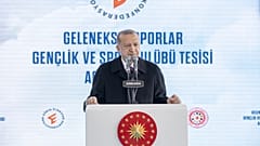 Cumhurbaşkanı Erdoğan, Geleneksel Sporları Tesisi'nin açılış töreninde konuştu