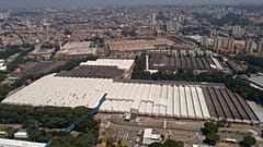 A Ford egyik üzeme Sao Bernardo do Campóban 2020. március 12-én