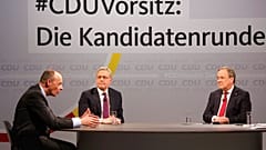 Diskussionsrunde der Kandidaten für den CDU-Vorsitz, 14.12.2020