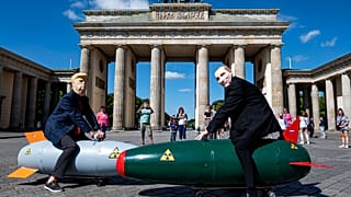 Atomfegyver-ellenes demonstráció Berlinben, 2020