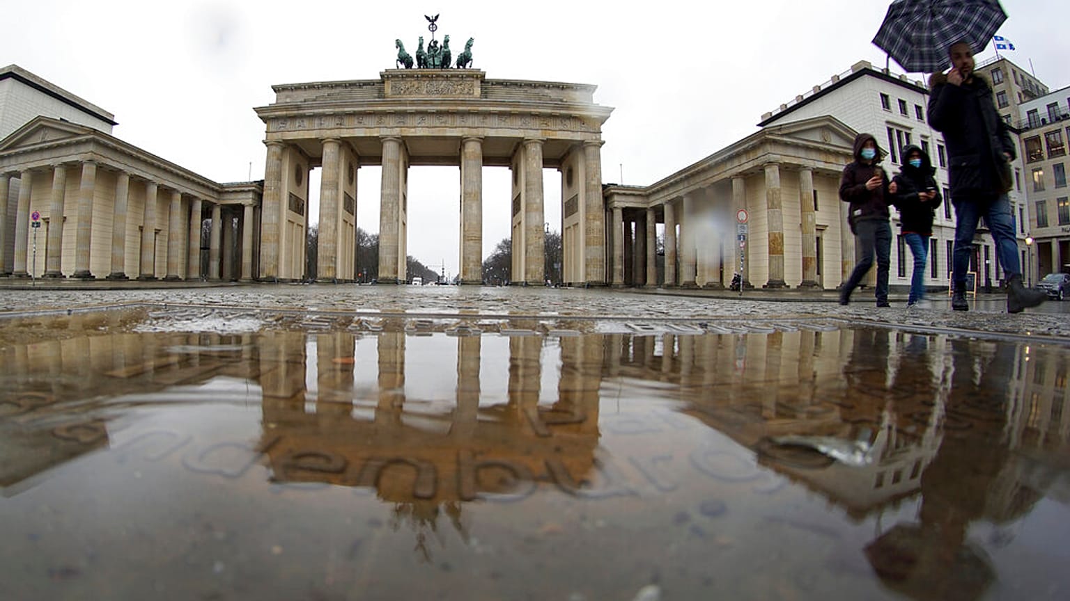 Berlin am 12. Januar 2021 - mit düsteren Prognosen von Angela Merkel zu Corona