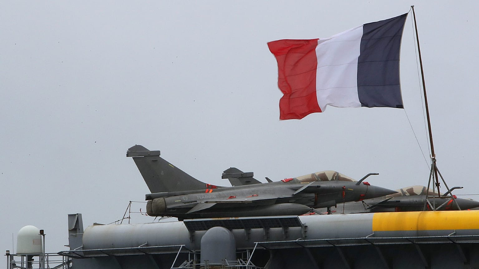 The french aircraft carrier Charles de Gaulle