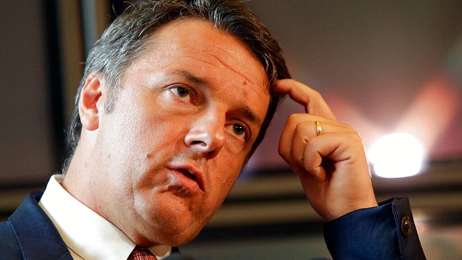 Italia Viva (Iv) partisinin lideri Matteo Renzi