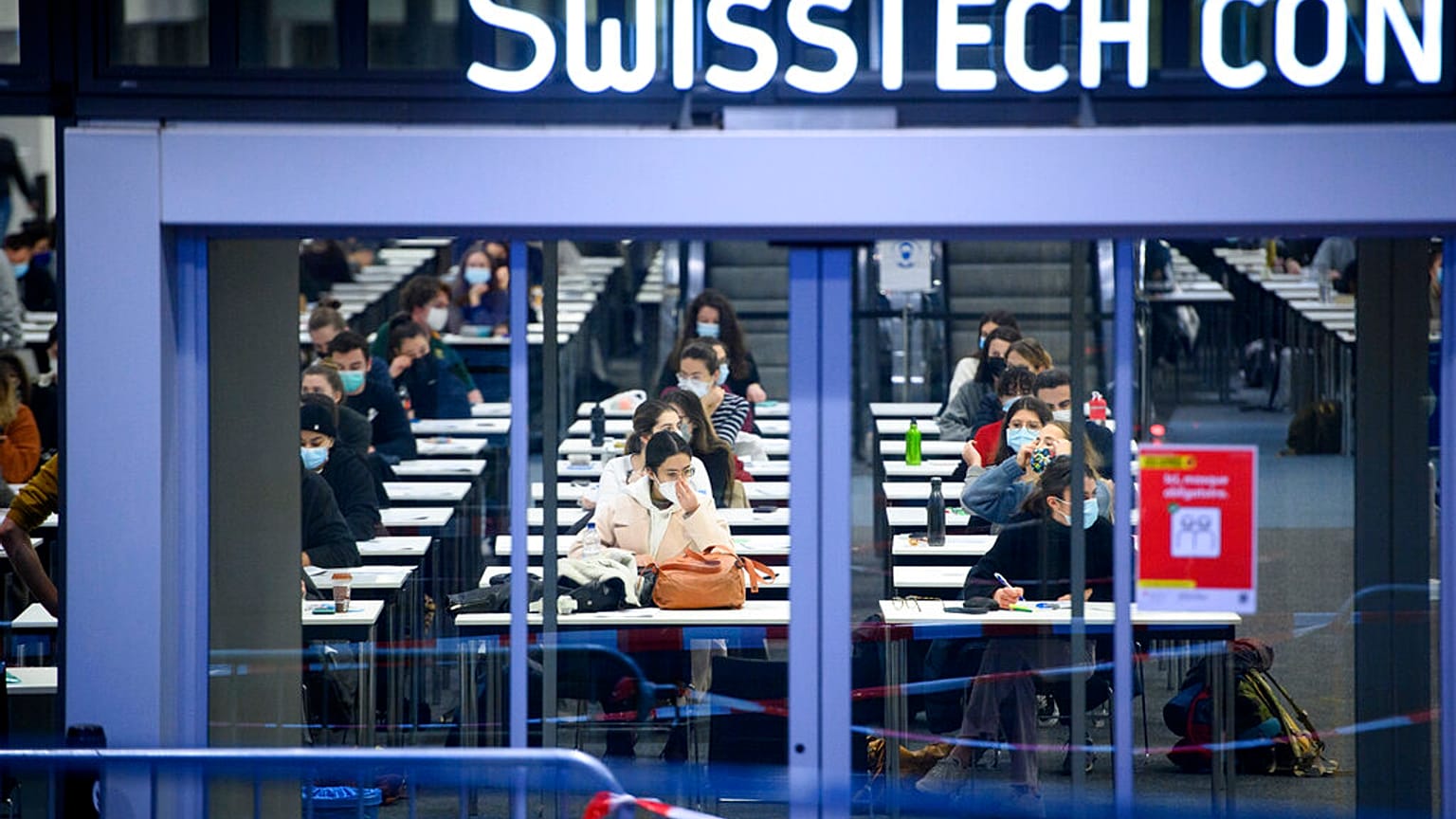 Tests von Studierenden in Lausanne