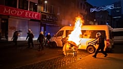 Bei den Ausschreitungen in Brüssel gab es schwere Sachschäden und mindestens vier Verletzte