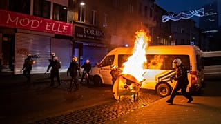 Sérülések, előállítások egy brüsszeli tüntetésen