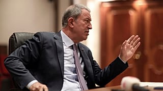 Turkey's Defense Minister Hulusi Akar 