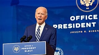President-elect Joe Biden speaks during an event to announce his choice of retired Army Gen. Lloyd Austin to be secretary of defence.