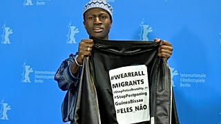 Bungué protestiert auf der Berlinale gegen Polizeigewalt in seiner alten Heimat Guinea-Bissau