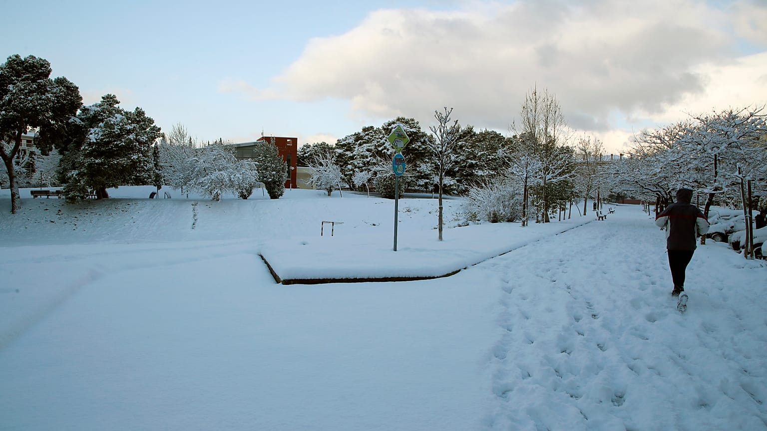 File photo Greece snow weather