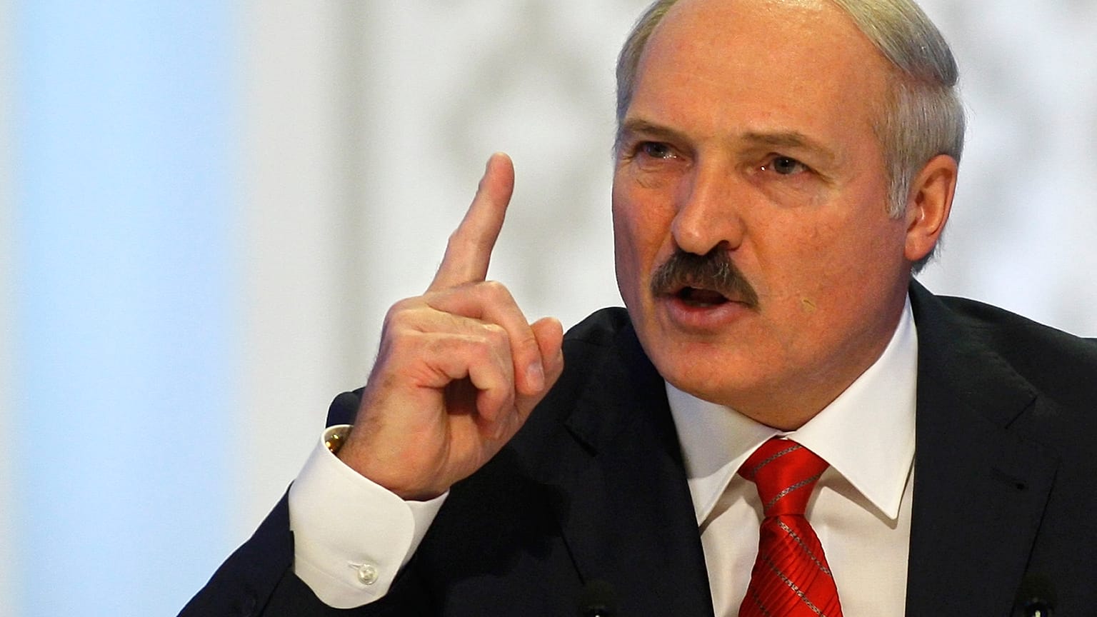 FILE: Alexander Lukashenko in Minsk, Belarus, Dec. 20, 2010.