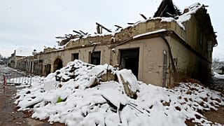 A reconstrução só deve começar na primavera