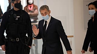 الرئيس الفرنسي السابق نيكولا ساركوزي في قاعة المحكمة يوم الخميس 26 نوفمبر 2020 في باريس، فرنسا.