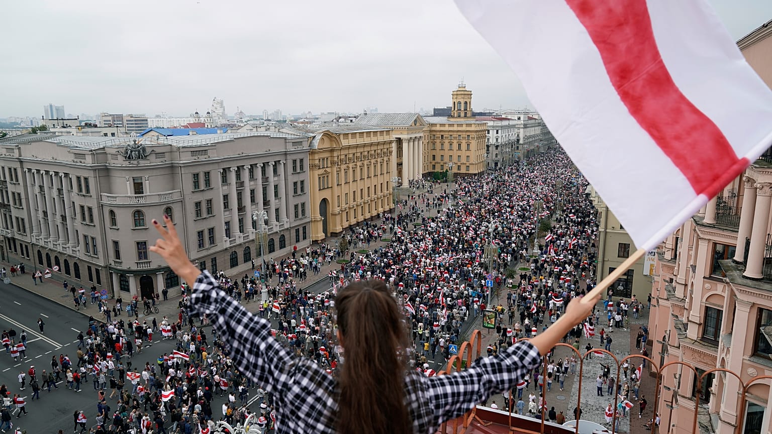 Manifestazione a Minsk - 3 agosto 2020