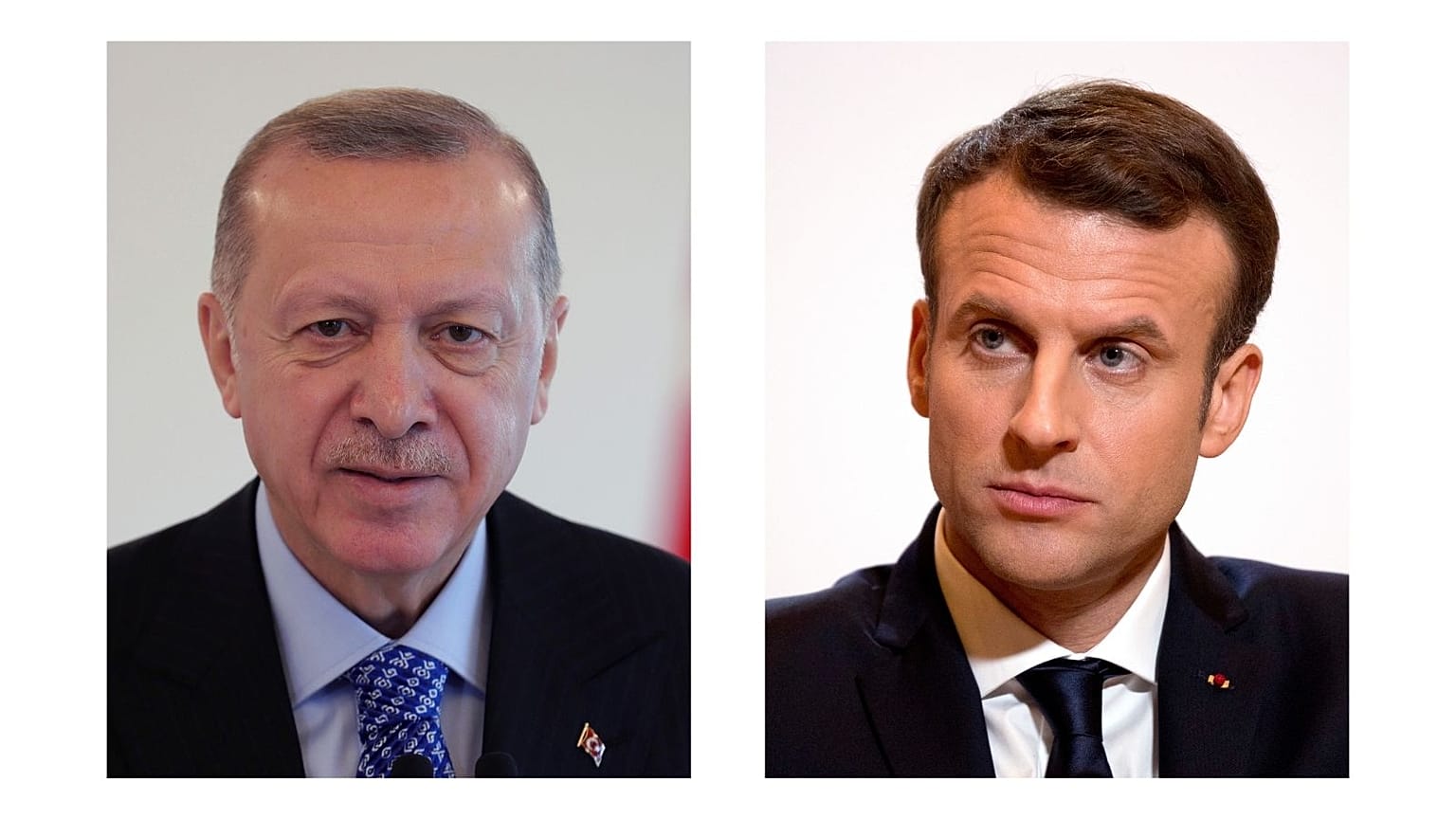 اردوغان و ماکرون