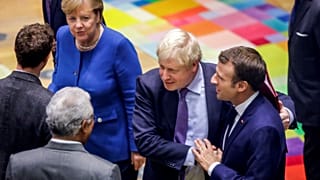 Macron, Merkel ve Johnson