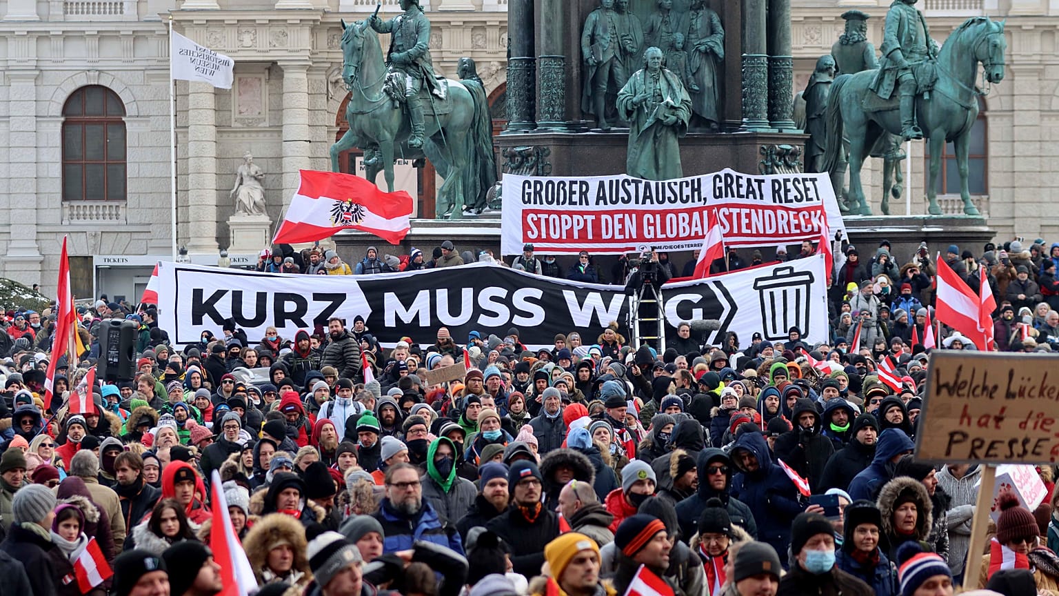 Anti-Corona-Protest in Wien