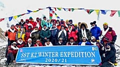 Aufstieg auf K2