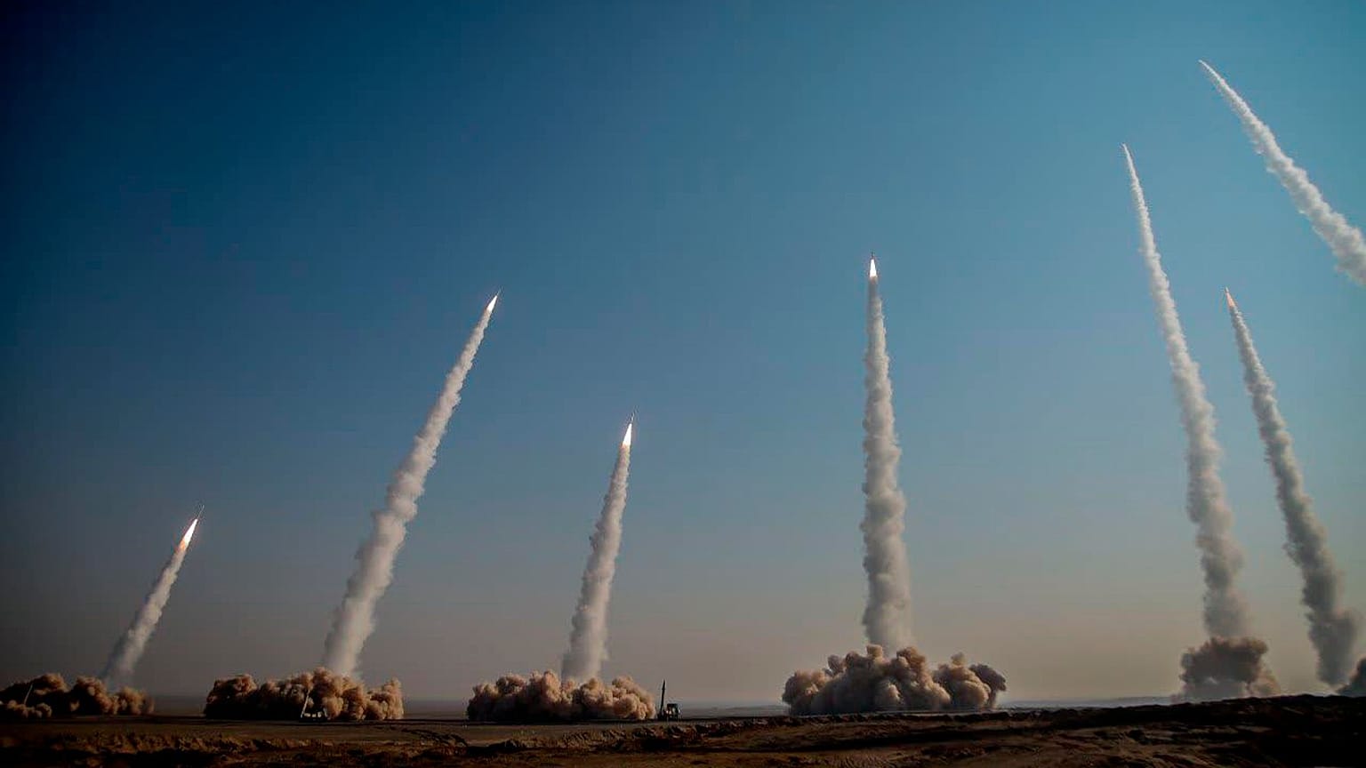 Iran held a military exercise involving ballistic missiles on Friday amid tensions over its nuclear programme
