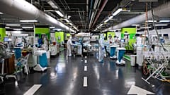 Intensivstation in einem Parkhaus in Israel