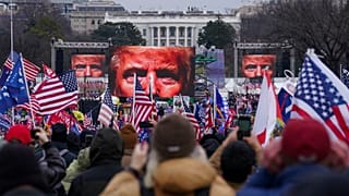 Trump supporters participate in a rally in Washington DC on Jan 6, 2020.