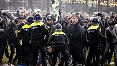 Protest gegen den Corona-Lockdown in Amsterdam