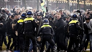 Protest gegen den Corona-Lockdown in Amsterdam