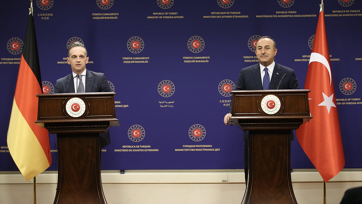 Maas ve Çavuşoğlu