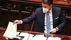 As Conte wrapped up his nearly hour-long discussion, some lawmakers held up: “Conte Resign” signs. He got a standing ovation from much of the rest of the house, however.