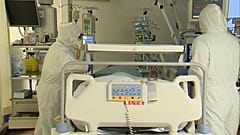 Eine Intensivstation in Portugal