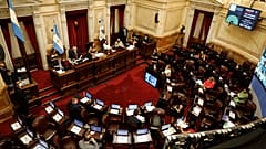 El Congreso debate la ley de IVE en diciembre de 2020, Buenos Aires, Argentina 