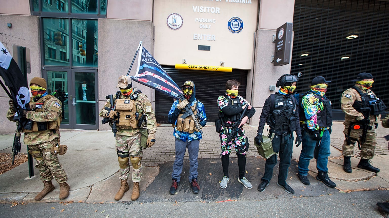 "Boogaloo Bois" in Richmond, Virginia