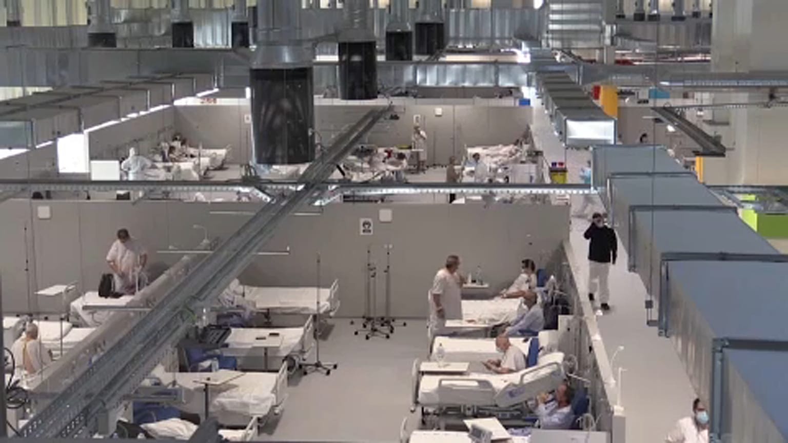 Interior del Hospital Enfermera Isabel Zendal de Madrid