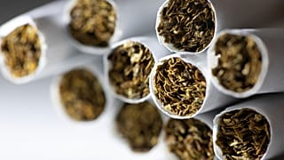 This Dec. 17, 2019 photo shows a group of cigarettes.