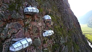 El vertiginoso hotel Skylodge, a las puertas de Machu Picchu