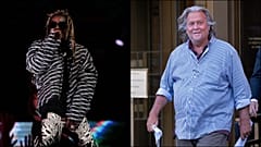 Rapçi Lil Wayne ve siyasi danışman Steve Bannon