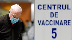 Centre de vaccination, Bucarest, Roumanie, janvier 2021.