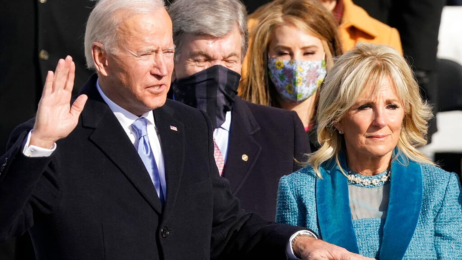 Joe Biden mit Ehefrau Jill