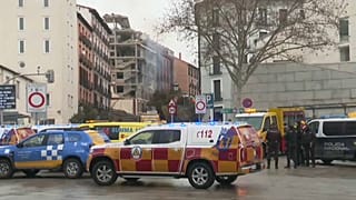 Une violente explosion a soufflé un immeuble à Madrid