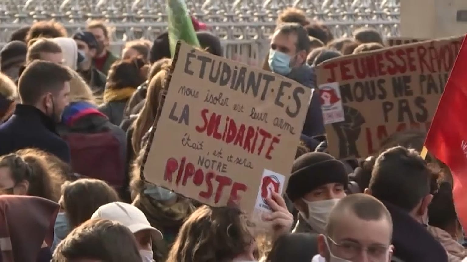 Φοιτητικές κινητοποιήσεις στην Γαλλία 