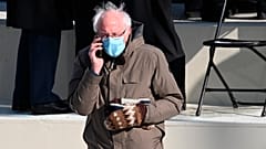 Vermont Senator Bernie Sanders arrives for the 59th Presidential Inauguration at the U.S. Capitol for President-elect Joe Biden in Washington, Wednesday, Jan. 20, 2021.