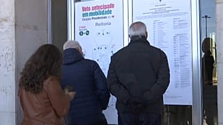 Colas para votar de forma anticipada en Portugal