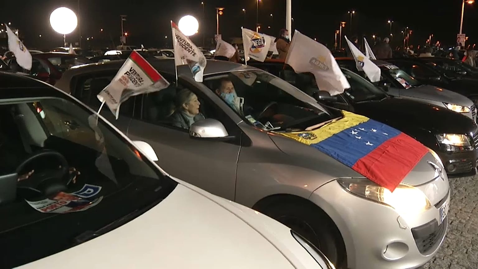 Drive-in rally near Porto