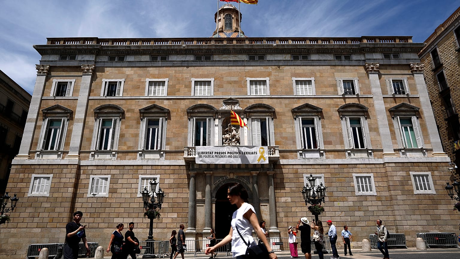 El Palacio de la Generalitat en 2019.